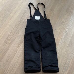 Obermeyer Boys’ Bib Snowpants, size 7, black